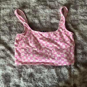 Forever 21 checkered crop top